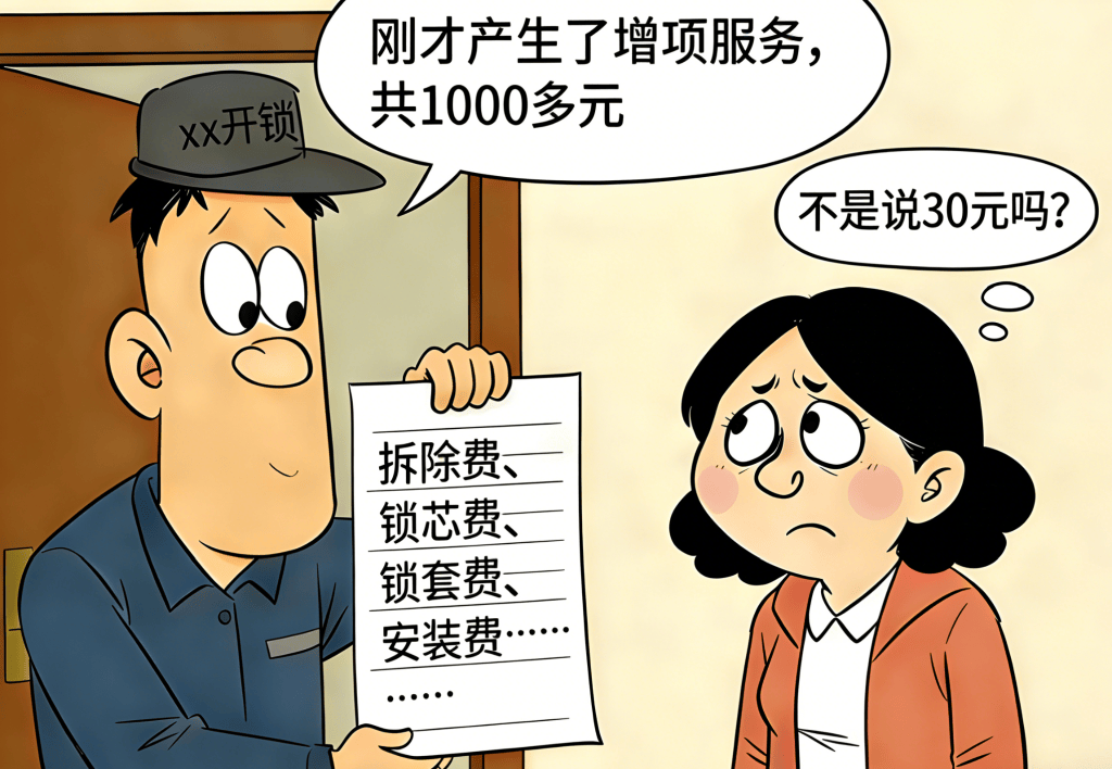 高价开锁：开的不是锁，是“套路”